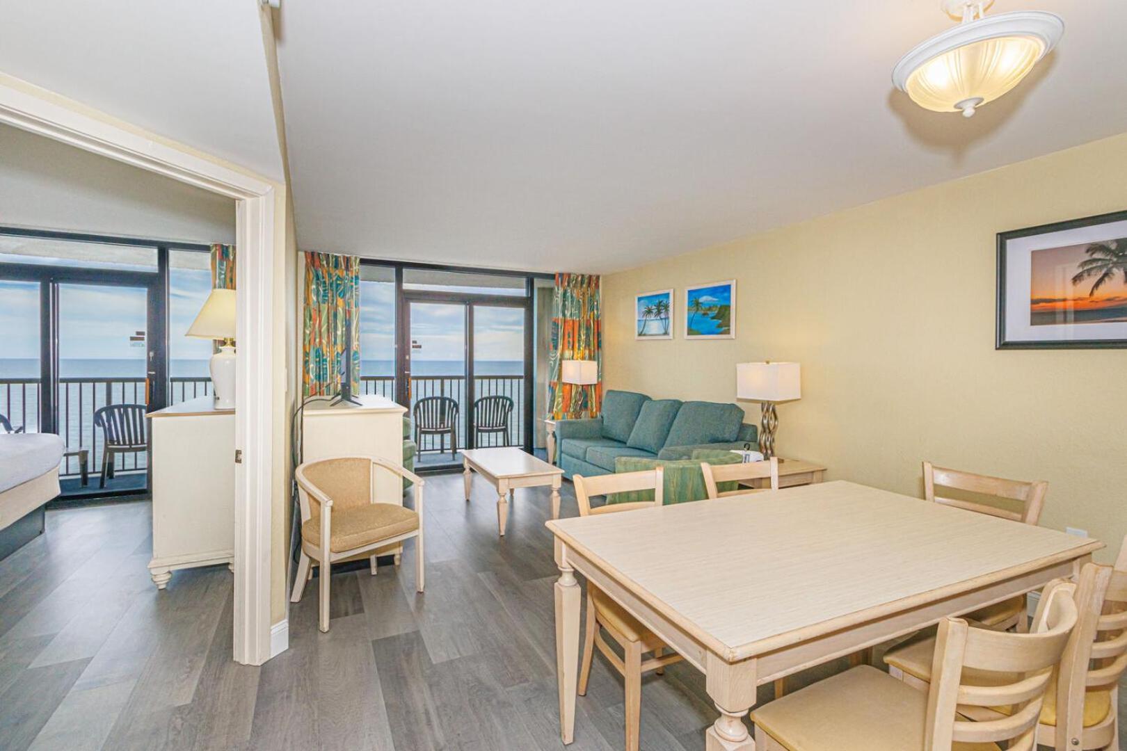 Gorgeous Oceanfront 3 Bedroom Condo! Sleeps 10 Guests! Compass Cove Mariner Tower 1217 Myrtle Beach Eksteriør billede